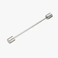P014, Cylindrical Silver collar pin bar