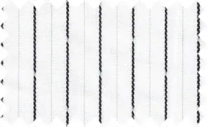 Hawkes Blue/Black/White Stripes, Cotton/Polyester Blends