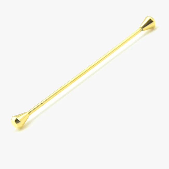 Gold Shine Corsage Collar Pin Bar