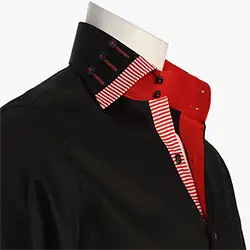 Men's Italian Style Black Shirt
