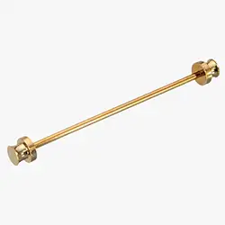 color: Golden Brass Collar Pin