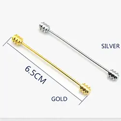 P023, Gold Ringed Pin Bar